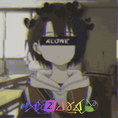 Girl With Crown Face Saying Alone GIF
