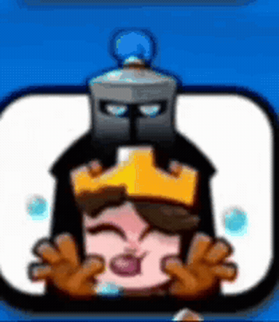 Girl With Crown Holding Heart GIF
