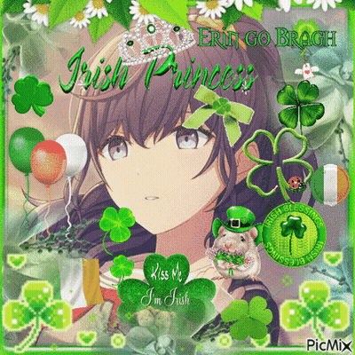 Girl With Crown Irish Princess GIF
