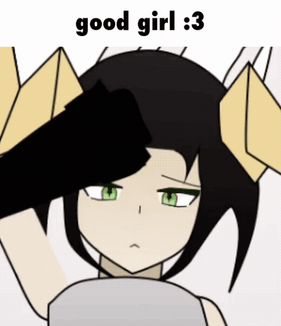 Girl With Crown Saying Good Girl GIF