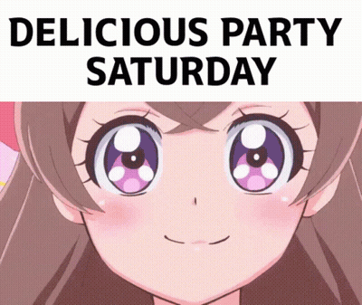 Girl With Delicious Party Saturday GIF