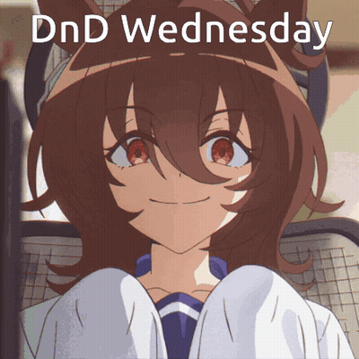Girl With Dnd Wednesday GIF