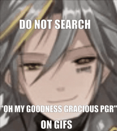 Girl With Do Not Search Caption GIF