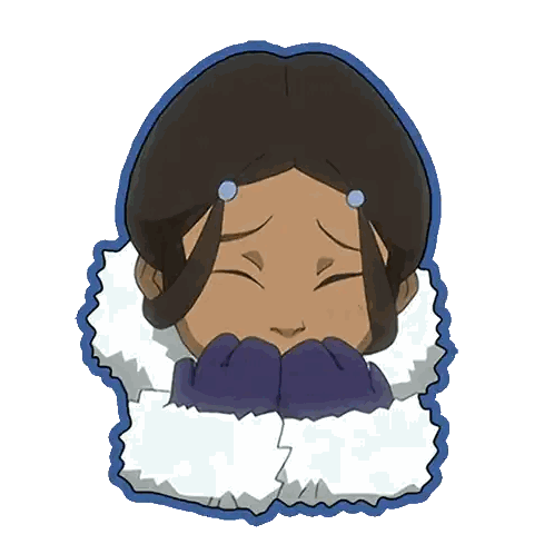 Girl With Eyes Closed And He On Head Sticker