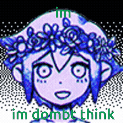 Girl With Flower Crown Saying Im Dumbt Think GIF
