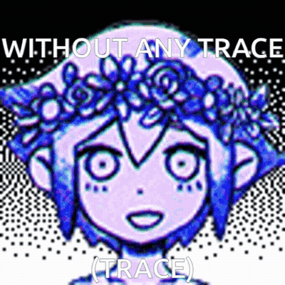Girl With Flower Crown Without Any Trace GIF