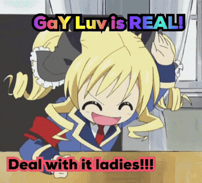 Girl With Gay Luv Is Real Deal With It Ladies GIF