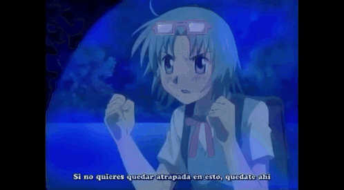 Girl With Glasses And Backpack Saying Si No Quieres Quedar Atrapada En Esto Quedate Ahi GIF