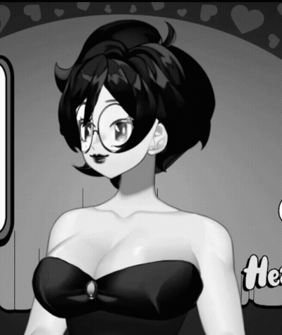 Girl With Glasses Speech Bubble Saying Her