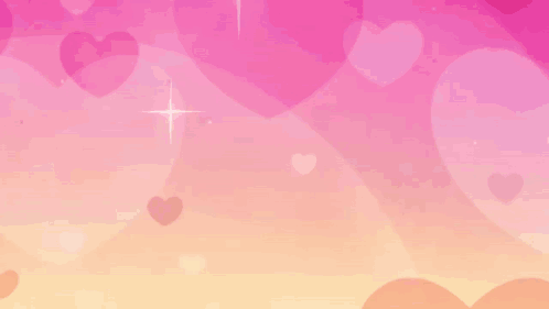 Girl With Glasses Surrounded By Hearts And Coins GIF
