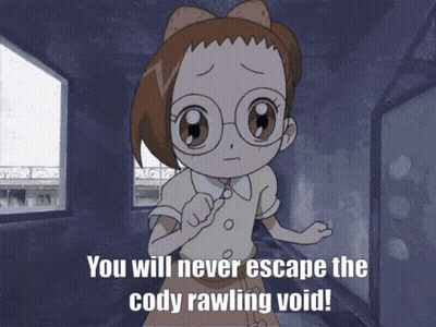 Girl With Glasses You Will Never Escape The Cody Rawling Void GIF