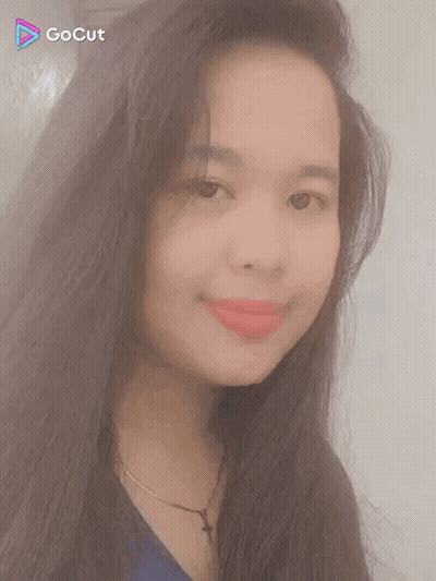 Girl With Gocut Watermark GIF