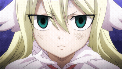 Girl With Green Eyes And White Ears GIF