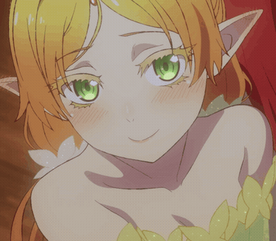 Girl With Green Eyes And Yellow Hair Smiling GIF