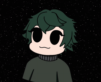 Girl With Green Hair Holding Red Lightsaber GIF