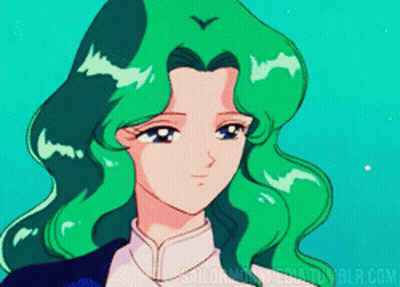 Girl With Green Hair Sailormoonmedia.tumblr.com GIF