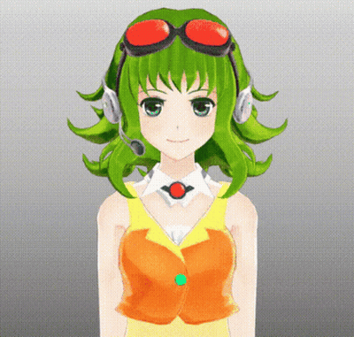 Girl With Green Hair Wearing Headphones and Goggles