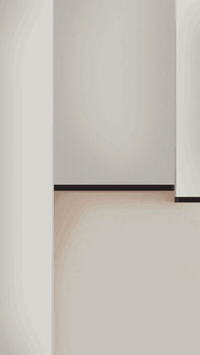 Girl With Green Nails Peeking GIF