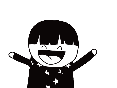 Girl With Hallo Speech Bubble Sticker