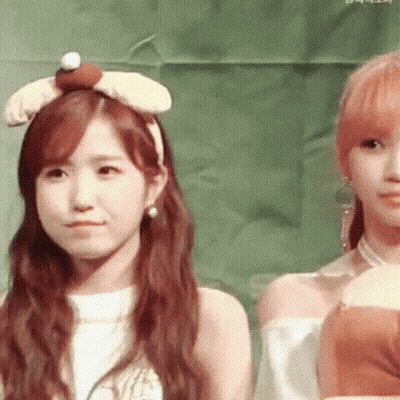 Girl With Headband And Another Girl GIF