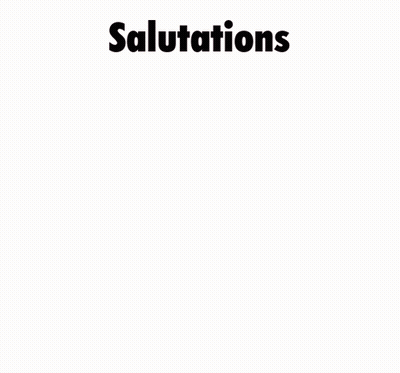 Girl With Headphones Salutations GIF