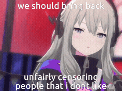 Girl with Headphones Says Bring Back Censorship