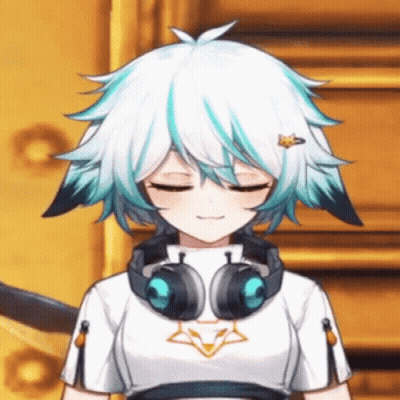 Girl With Headphones Standing With Eyes Closed GIF