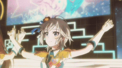 Girl With Heart On Chest Dancing GIF