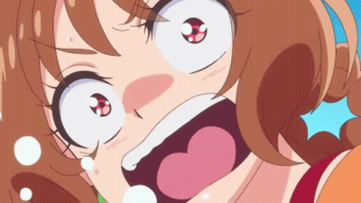 Girl With Heart Shaped Mouth GIF