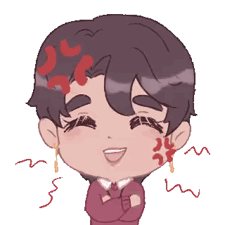 Girl With Hearts In Hair Sticker
