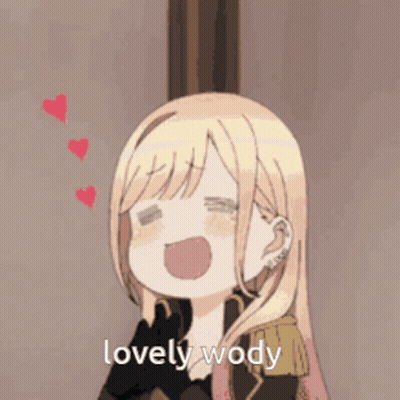 Girl With Hearts In Her Eyes GIF