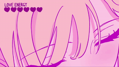 Girl With Hearts On Eyes Love Energy GIF