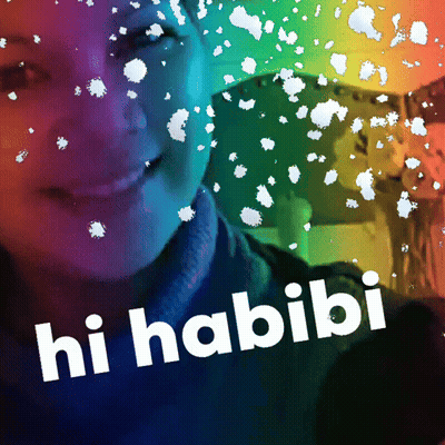 Girl With Hi Habibi GIF