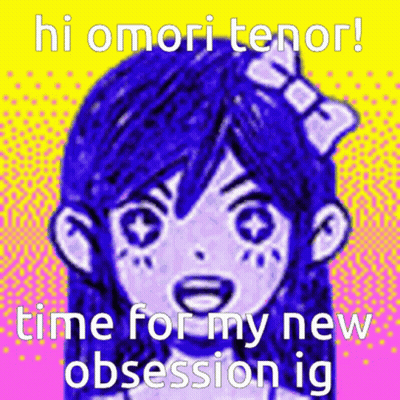 Girl With Hi Omori Tenor Time Words GIF