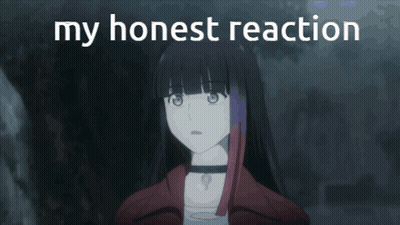 Girl With Honest Reaction GIF