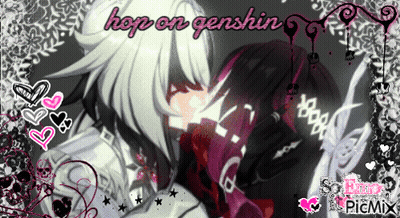 Girl With Hop On Genshin GIF