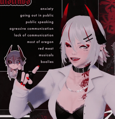 Girl with Horns Anxiety Public Speaking Aggressive Communication