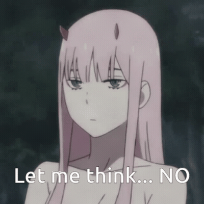 Girl With Horns Saying Let Me Think No GIF