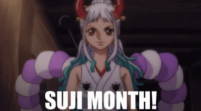 Girl With Horns Saying Suji Month GIF