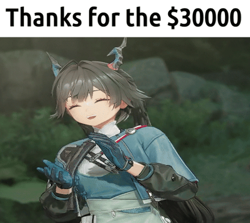Girl With Horns Thanks For 30000 GIF