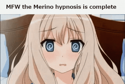 Girl With Hypnotic Eyes Mfw The Merino Hypnosis Is Complete GIF