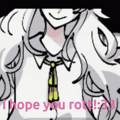 Girl With I Hope You Rott 3:33 GIF