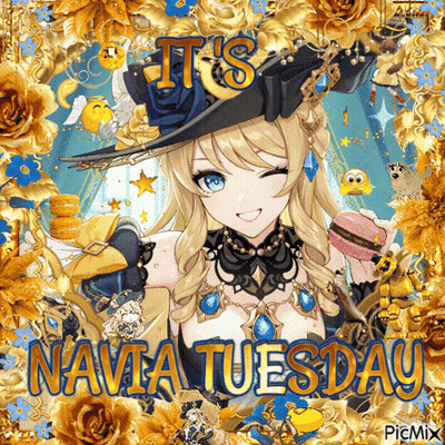 Girl With It's Navia Tuesday GIF
