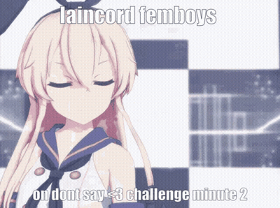 Girl With Laincord Femboys GIF