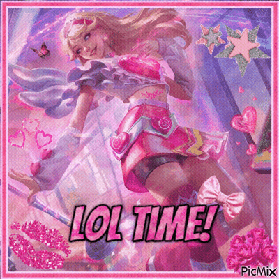 Girl With LOL Time GIF