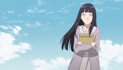 Girl With Long Black Hair Arms Crossed Holding Book GIF