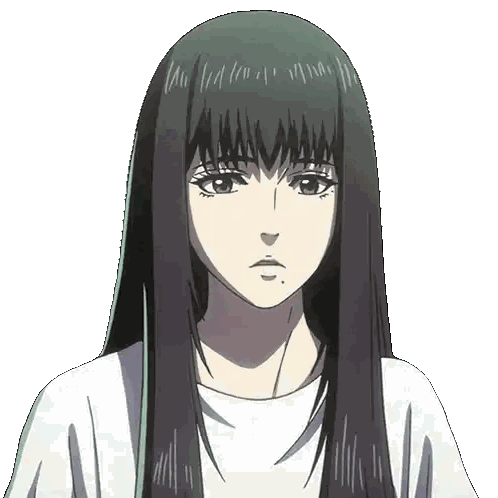 Girl With Long Black Hair Asking What Sticker