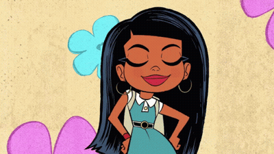 Girl With Long Black Hair GIF