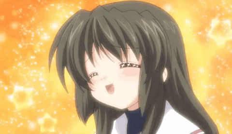Girl With Long Black Hair Making Funny Face GIF