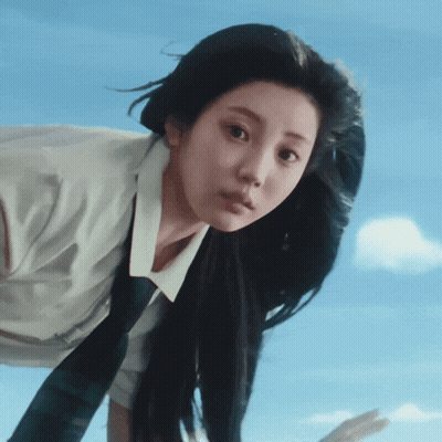 Girl With Long Black Hair Wearing Tie